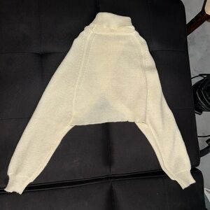 SHEIN Cream Turtleneck Sweater